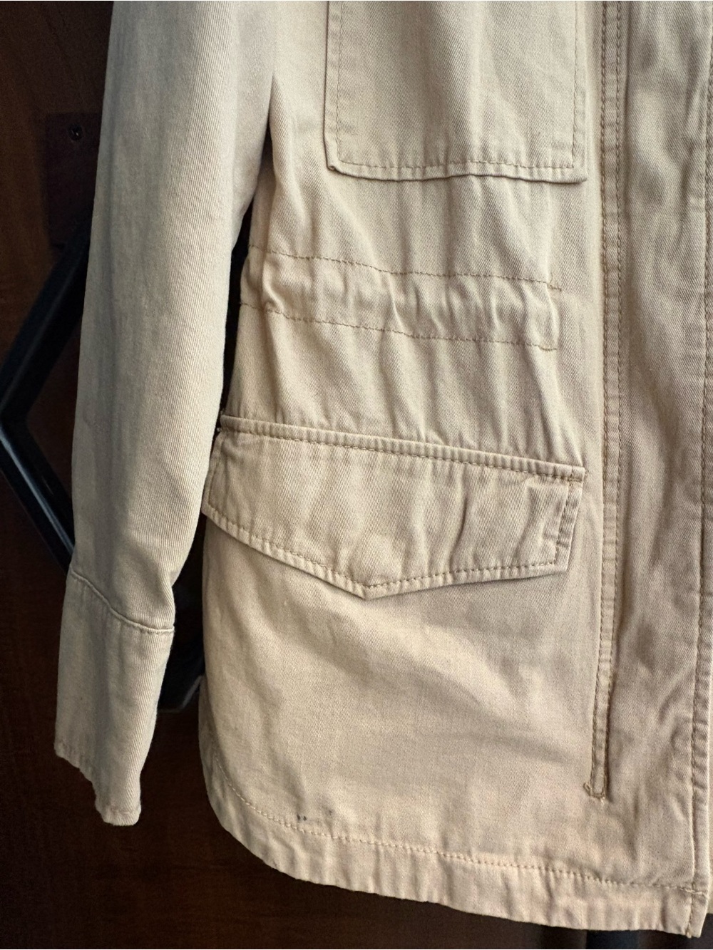 Universal Thread Tan Utility Jacket with Front Pockets - Picture 5 of 14